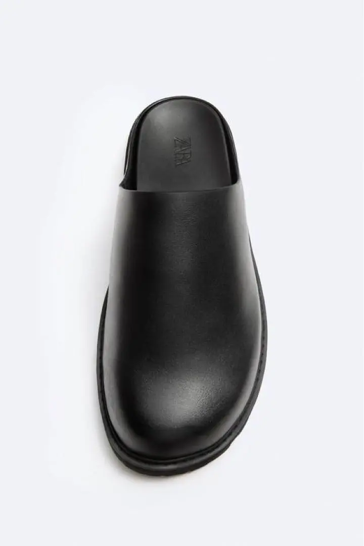大人気❗️完売品❗️ZARA VIBRAM レザー クロッグサンダル