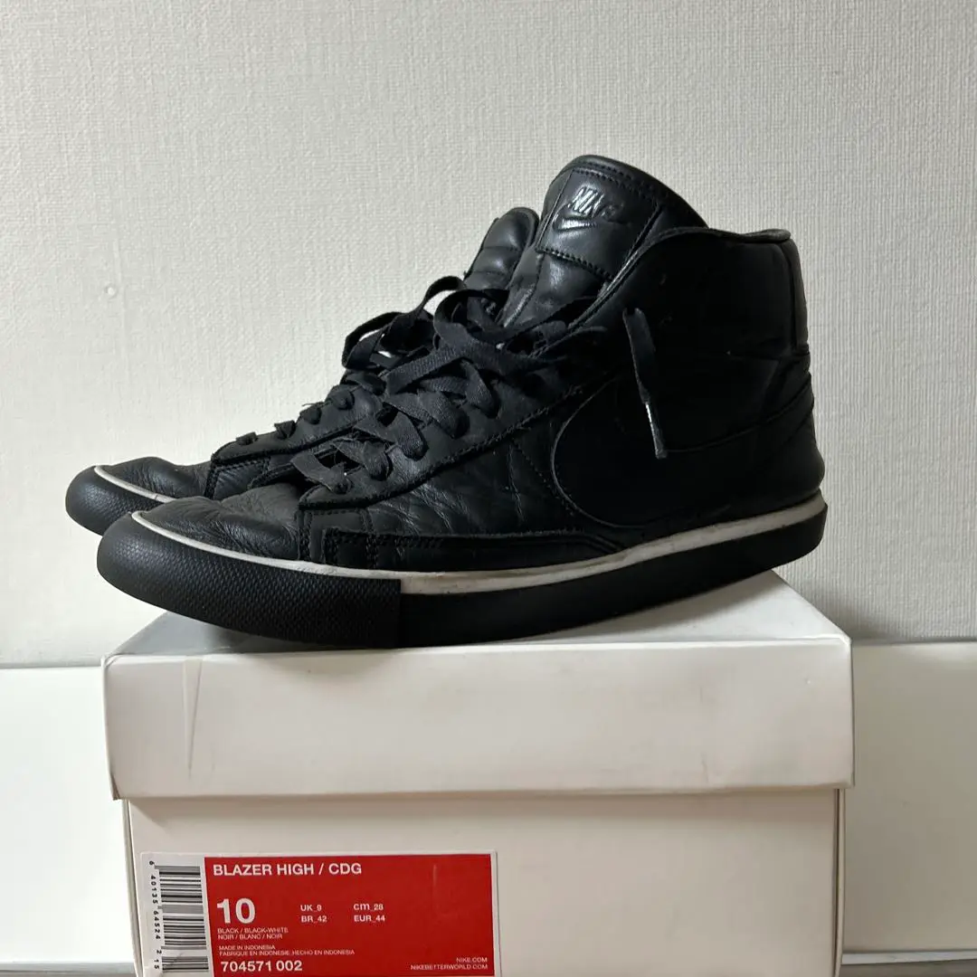 限定コムデギャルソン ブラック別注コラボBLAZER HIGH CDG黒25cm 限定コムデギャルソン ブラック別注コラボBLAZER HIGH CDG黒25cm