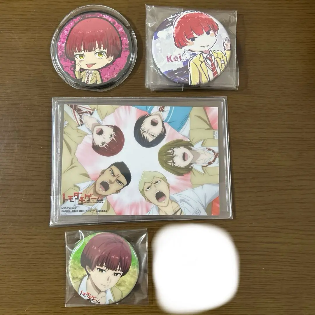 トモダチゲーム 缶バッジ 当選品 片切友一 紫宮京 レザーフセンブック「TVアニメ『トモダチゲーム』」01/片切友一