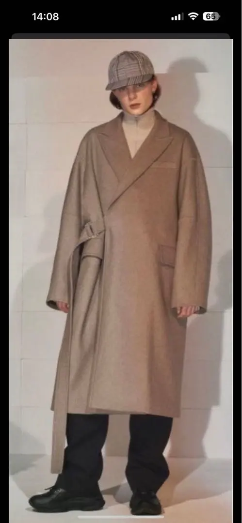 Thumbnail of Maison Kitsune WRAP coat, almost new