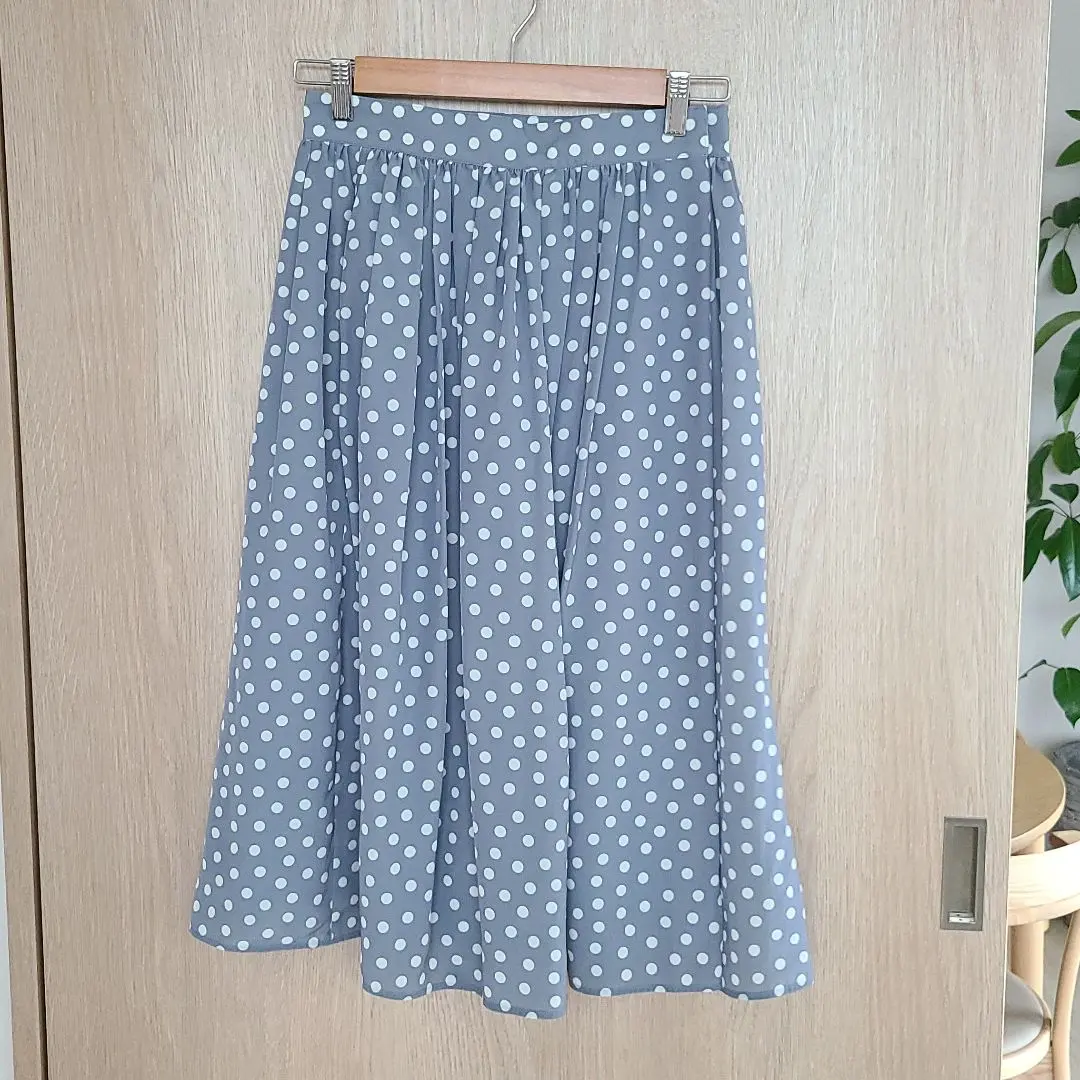 Thumbnail of INED Gathered Dot Skirt
