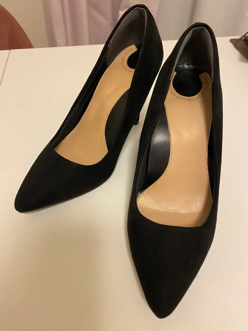 Thumbnail of RANDA Suede Pointed Toe High Heels