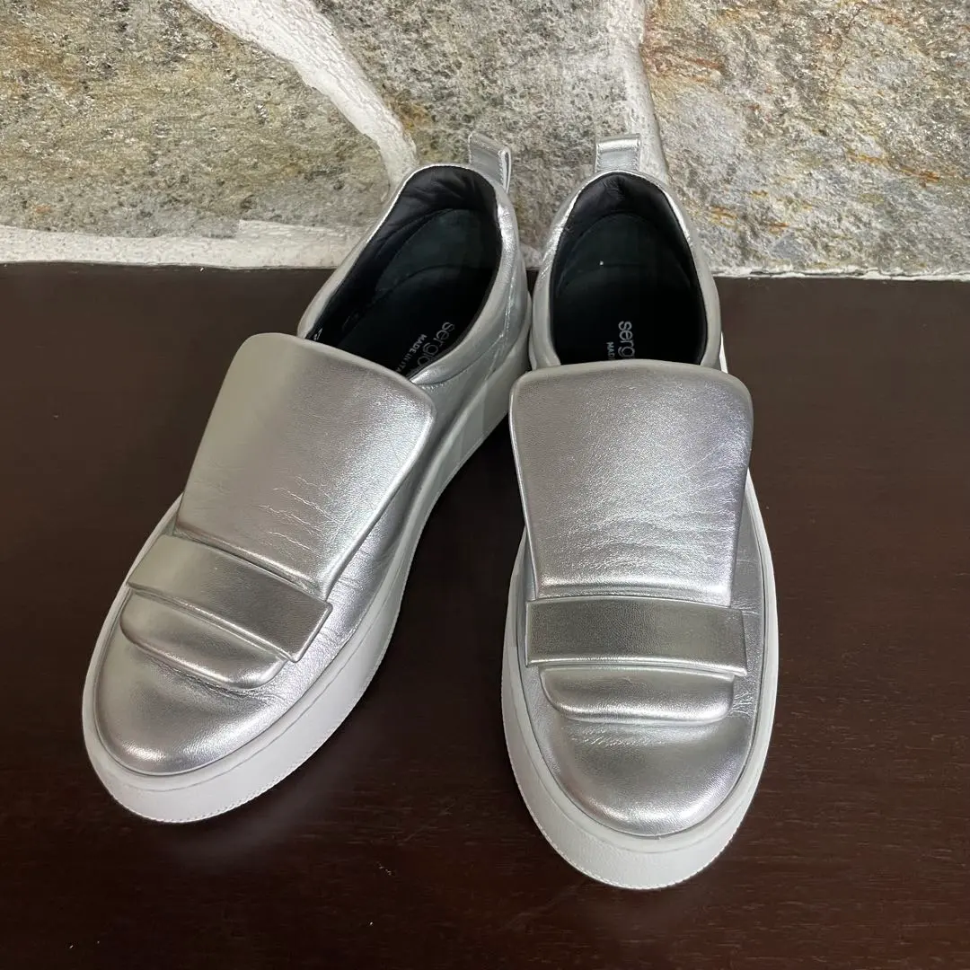 Thumbnail of sergio rossi SR1 ADDICT Silver Sneakers
