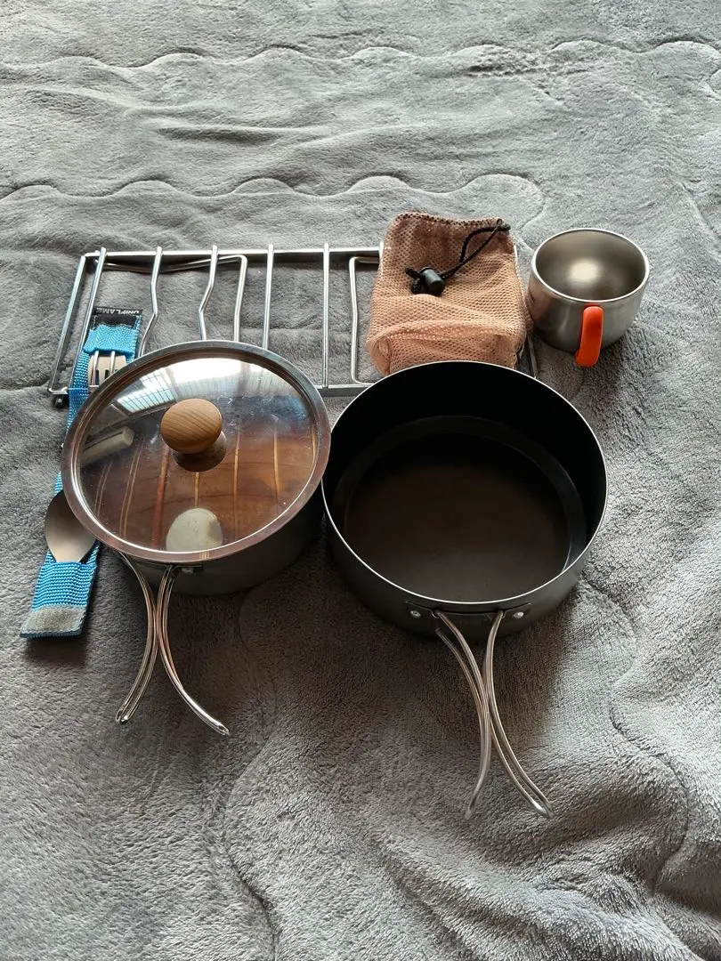 UNIFLAME 山形煎鍋・烤架・炊具・餐具組 的縮圖