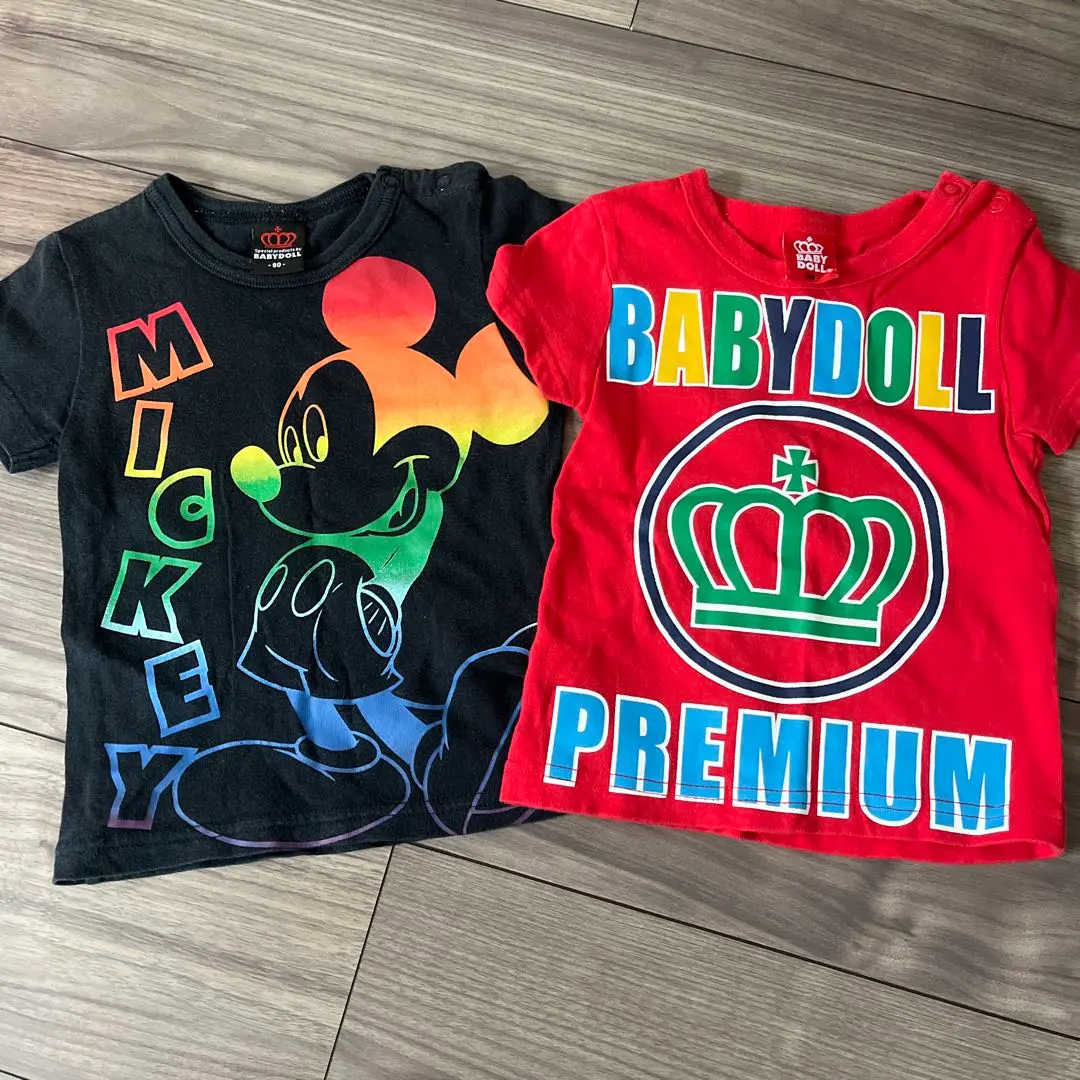 Thumbnail of BABYDOLL T-shirt Set of 2, 90cm