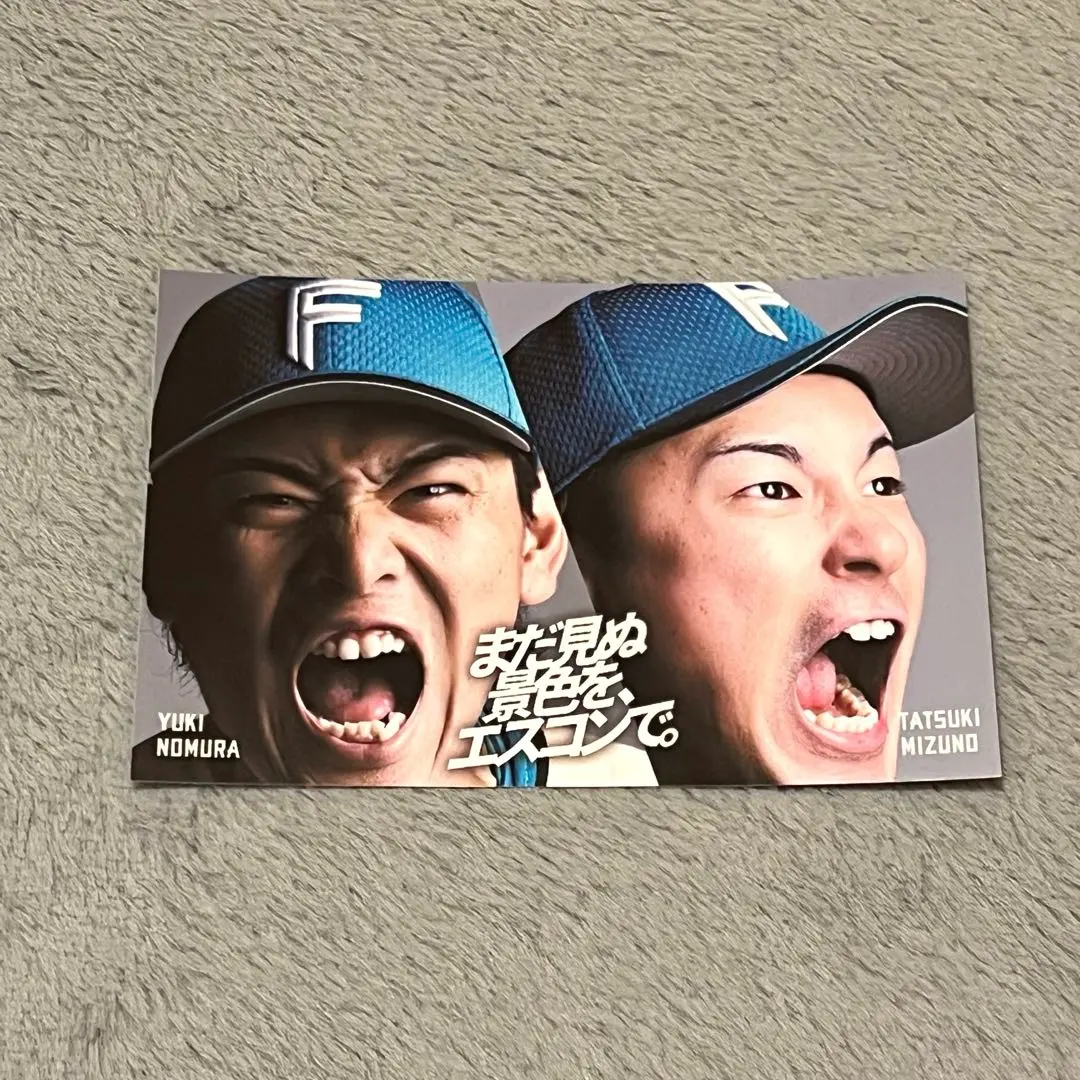 Thumbnail of Hokkaido Nippon-Ham Fighters Stickers: Yuki Nomura, Taki Mizuno