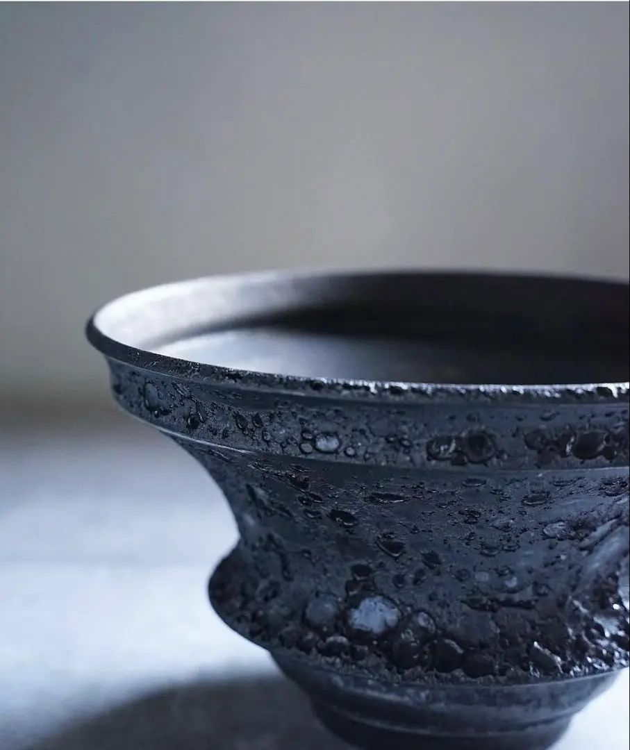 カタチ製作所 MederuPot シリンダー クレーター CraterBlack カタチ製作所 MederuPot シリンダー クレーター CraterBlack