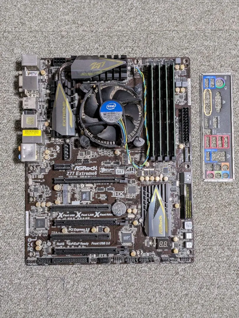 近代化】高級Z77マザー+cpu i7 3770K+定番クーラー+メモリ16G他 お宝発掘市！】GIGABYTE CPU+マザーボードセット：Core i7-3770