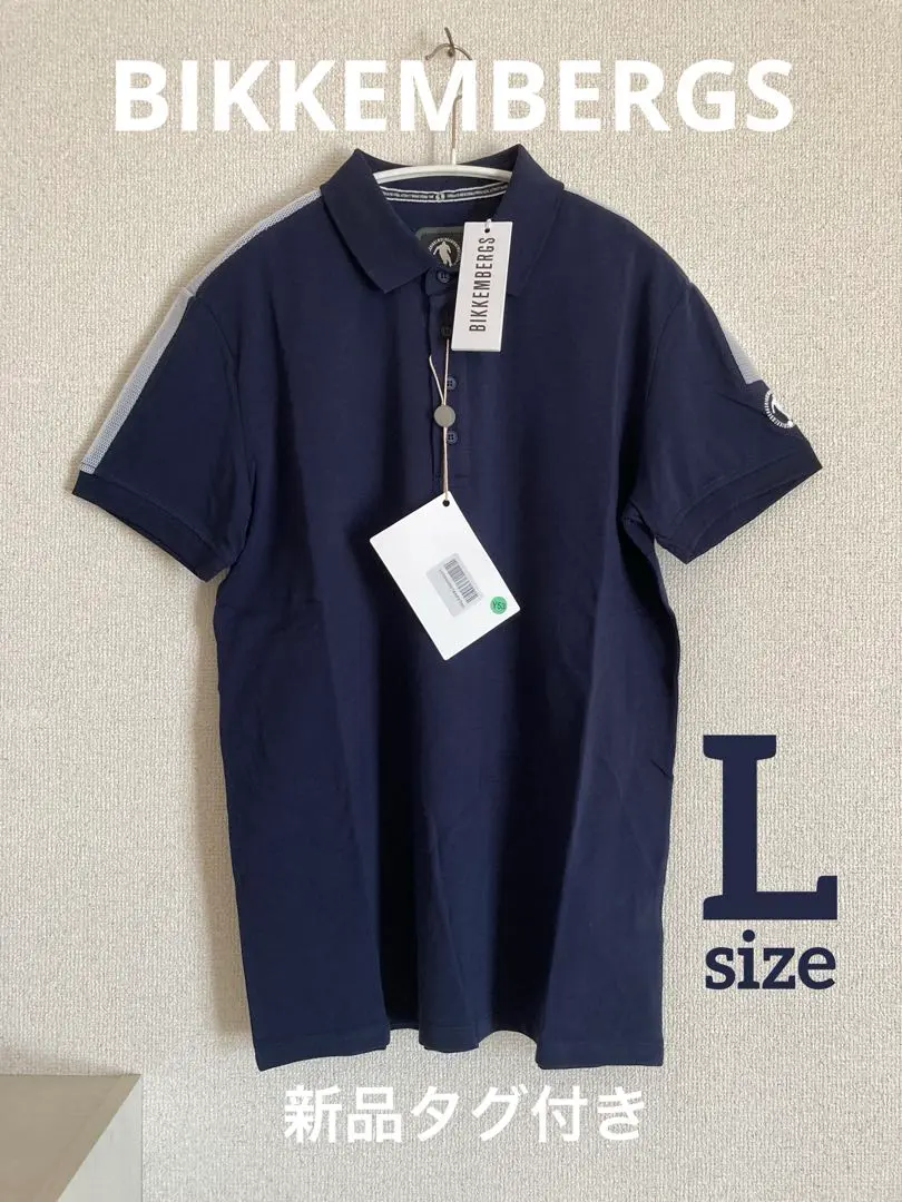 新品　DIRK BIKKEMBERGE ダークビッケンバーグ　ポロシャツ　シャツ DIRK BIKKEMBERGS ダークビッケンバーグ コットン 半袖ニット