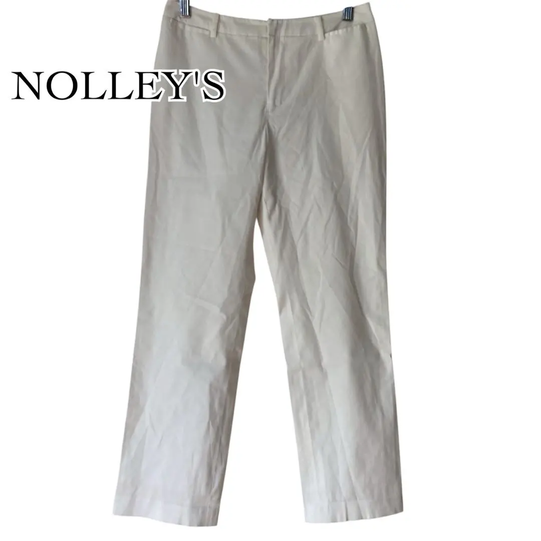 諾麗斯 西褲 白色 無地 純棉 簡約 M 相當 的縮圖