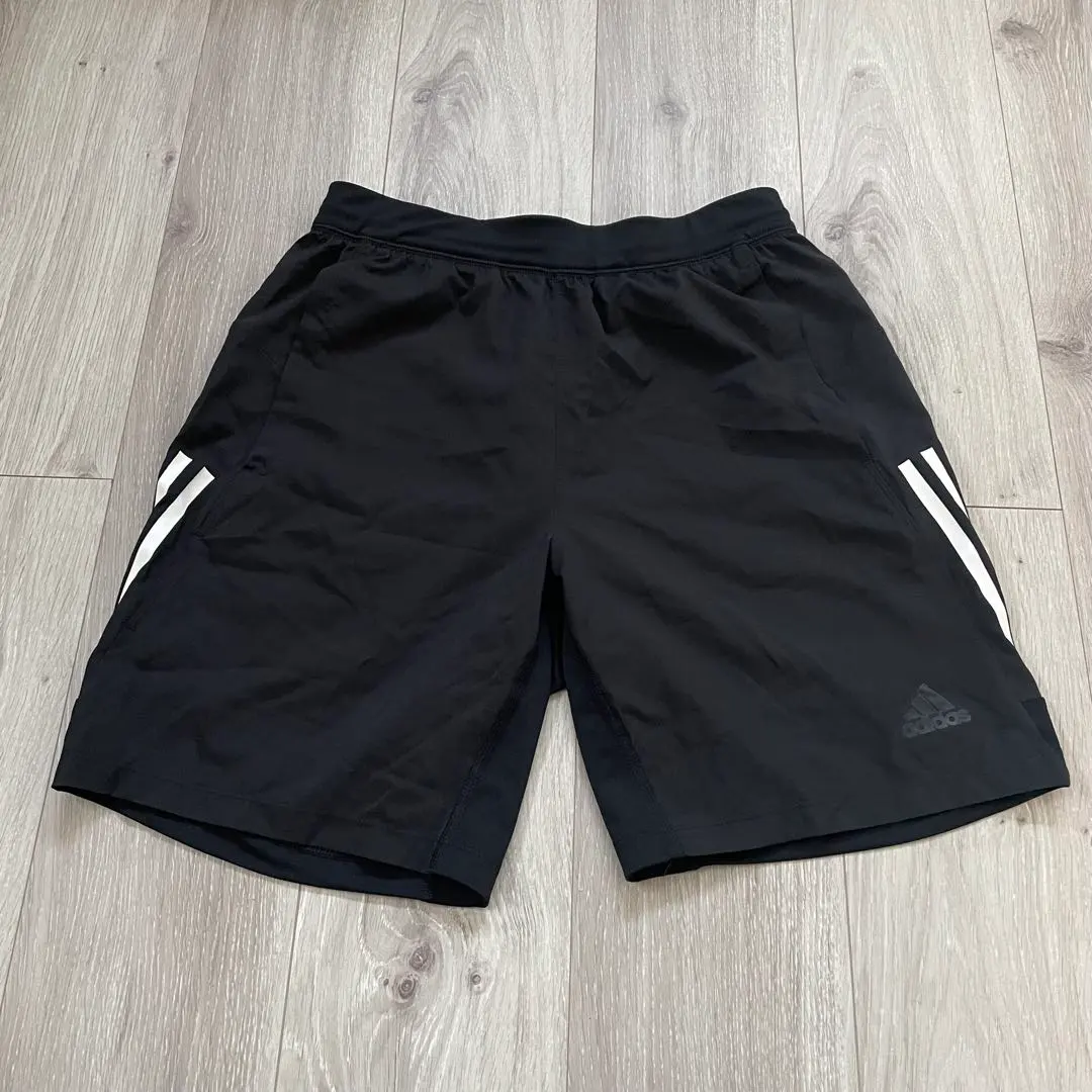 Thumbnail of Adidas women's half pants, jersey, black, new with tags, M