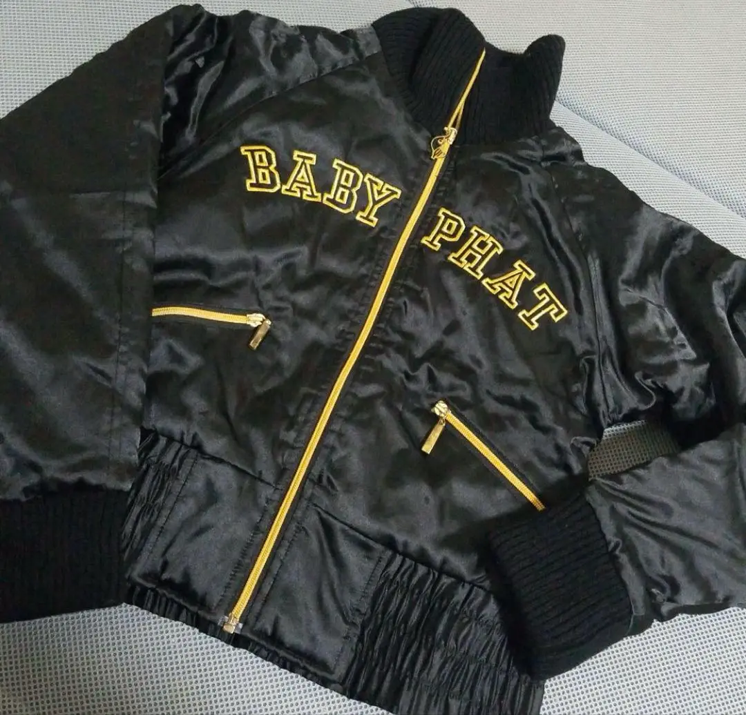 Baby Phat▷ベイビーファット□ロゴテープ×デニムコート