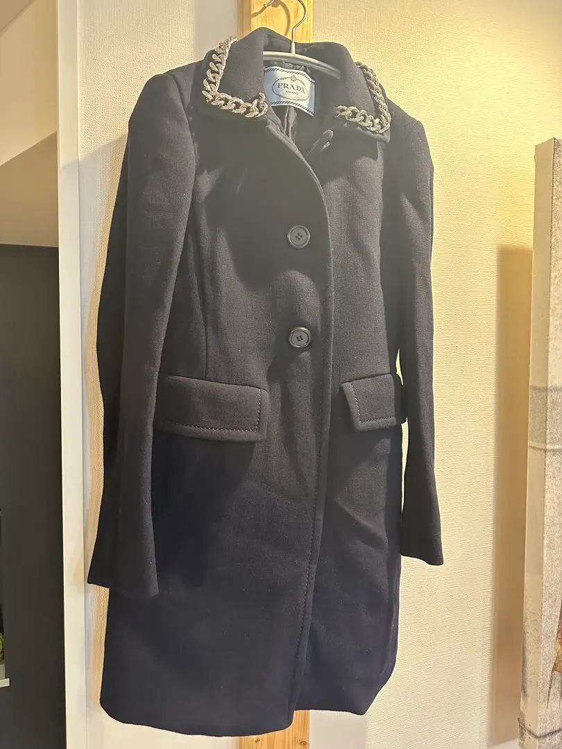 PRADAスポーツのダブルブレストピーコート PRADAスポーツのダブルブレストピーコート