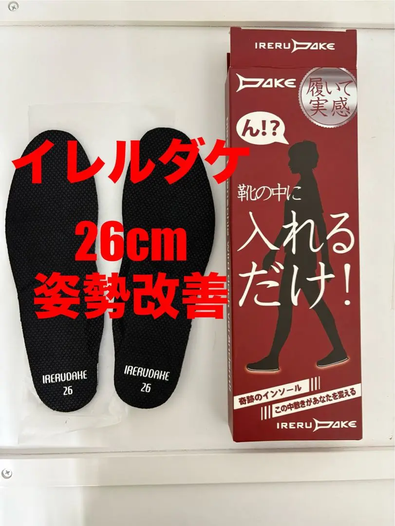 イレルダケ　インソール　姿勢改善　IRERUDAKE 中敷き　23cm IRERUDAKE インソール 中敷き 扁平足 姿勢 RiCAM イレルダケ
