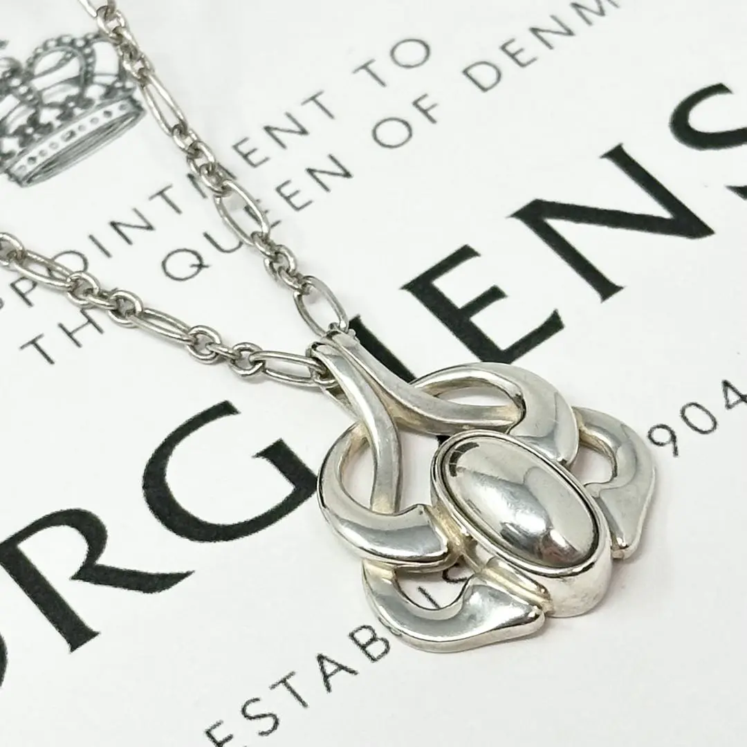   イヤーペンダント 2006 ネックレス Georg Jensen - レア！【新品】ジョージ・ジェンセン 2006イヤー