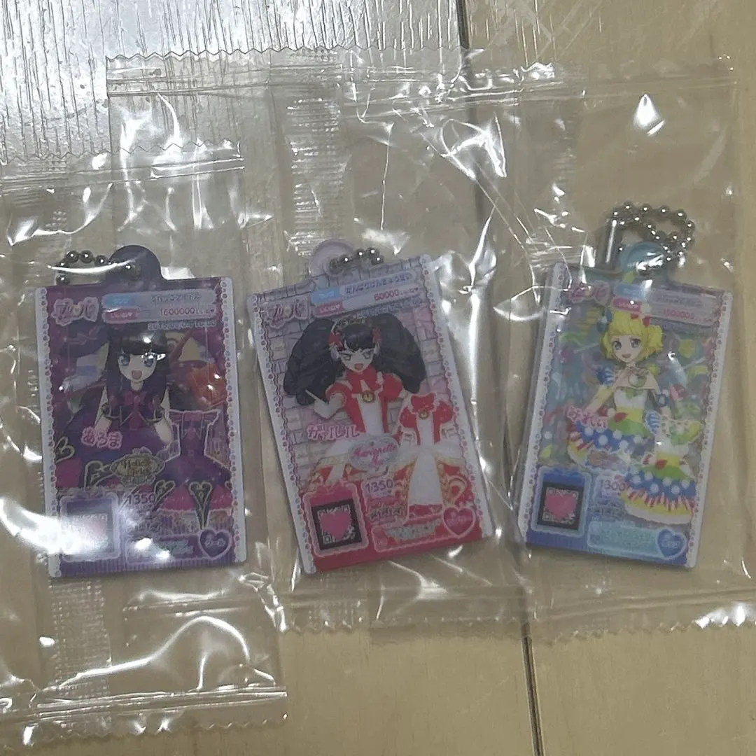 Thumbnail of Aikatsu! x PriPara Everyone Acrylic Charm 1 Aroma, Garuru, Mirei