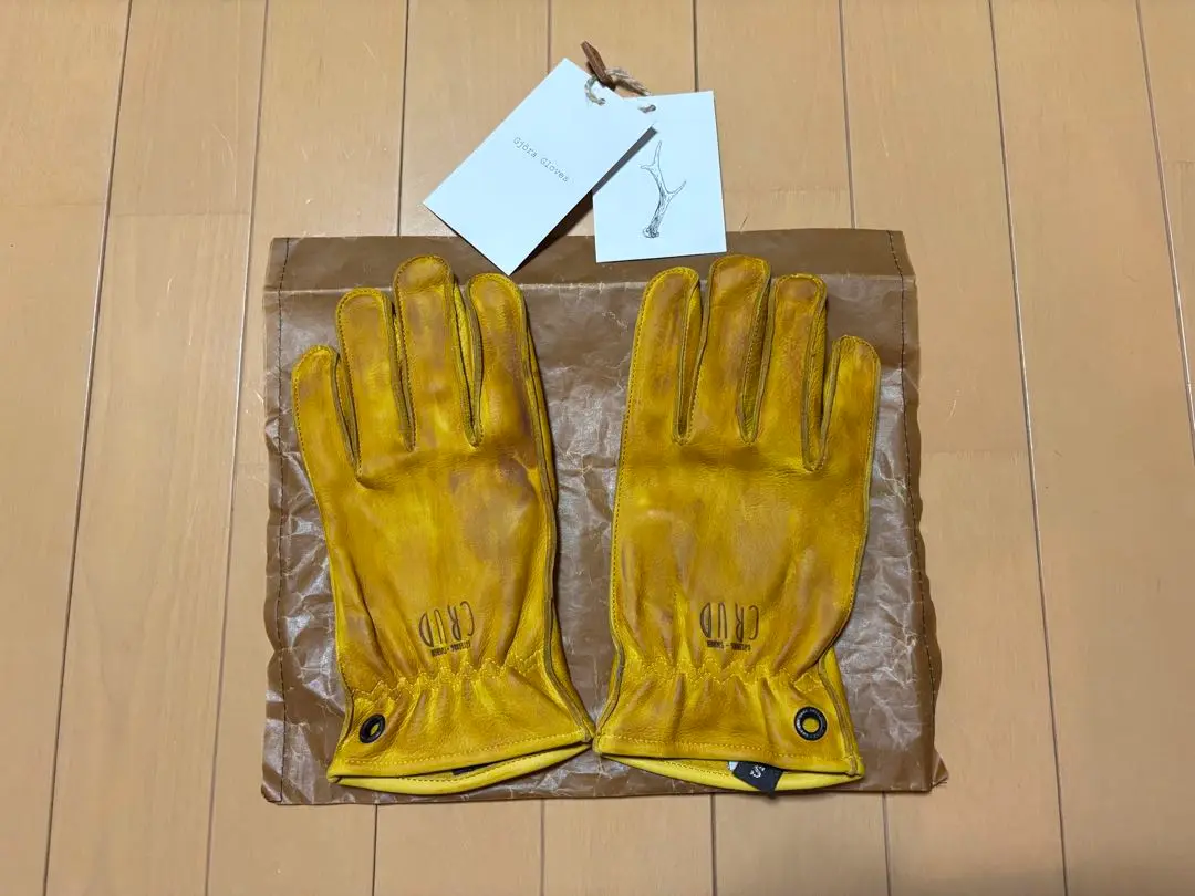 CRUDレザーグローブ　クルード　ブッシュクラフト　キャンプ クルード ヨーラ グローブ ゴートスキン CRUD アウトドア