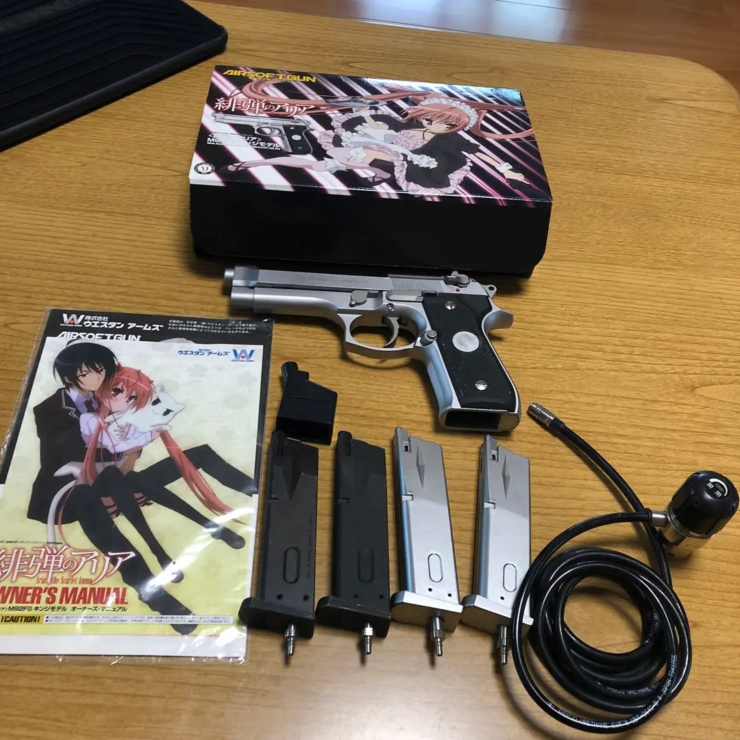 【S様用】ウエスタンアームズ ベレッタm92f キンジモデル 緋弾のアリア 完売】WA【ベレッタ】M92FS《緋弾のアリア》キンジモデル