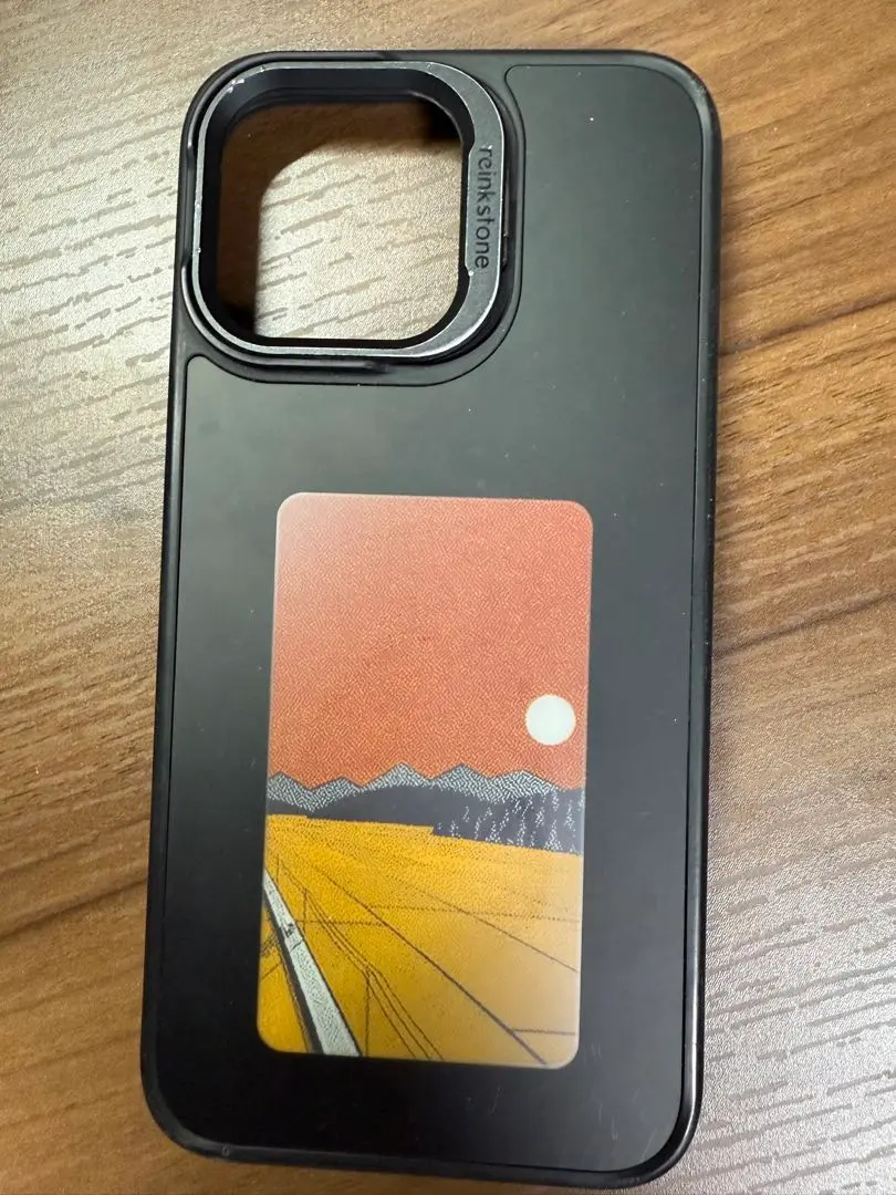 新品reinkstone ReinkCaseC1 iPhone14Pro(黒)① Reink Case C1 (Reinkstone) E-ink Phone Case for iPhone 14