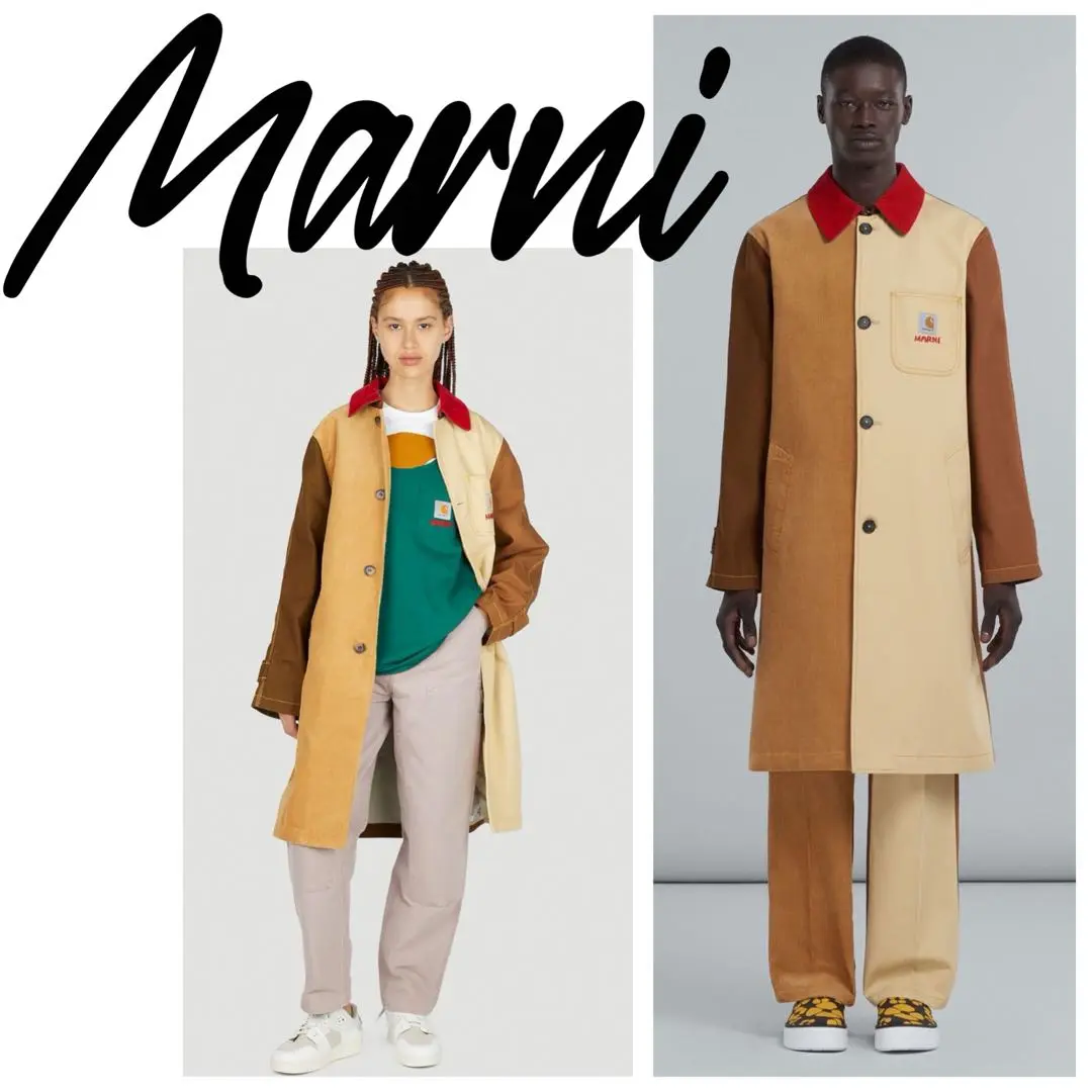 新品 MARNI メンズ バルカラーコート / ステンカラーコート マルニ MARNI - MARNI ウール ステンカラー コートの通販 by CYCLE