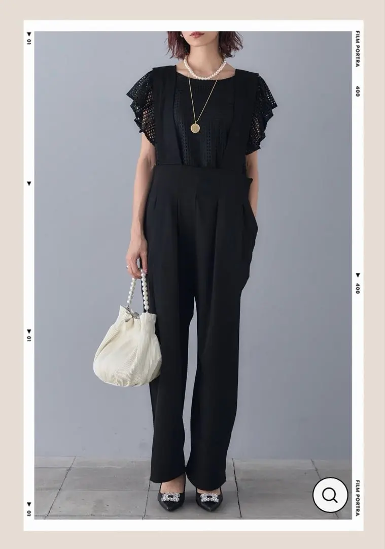 Thumbnail of New Mesh Lace Frill Sleeve Pullover - frene