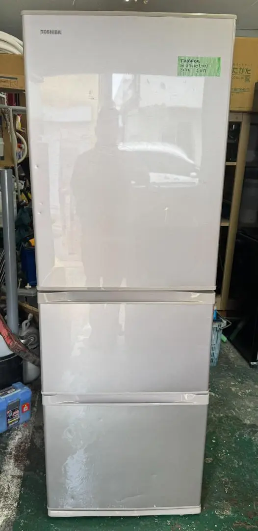 TOSHIBA 冷蔵庫 中古 東芝 GR-S36S(S) 2020年製 3ドア 363L