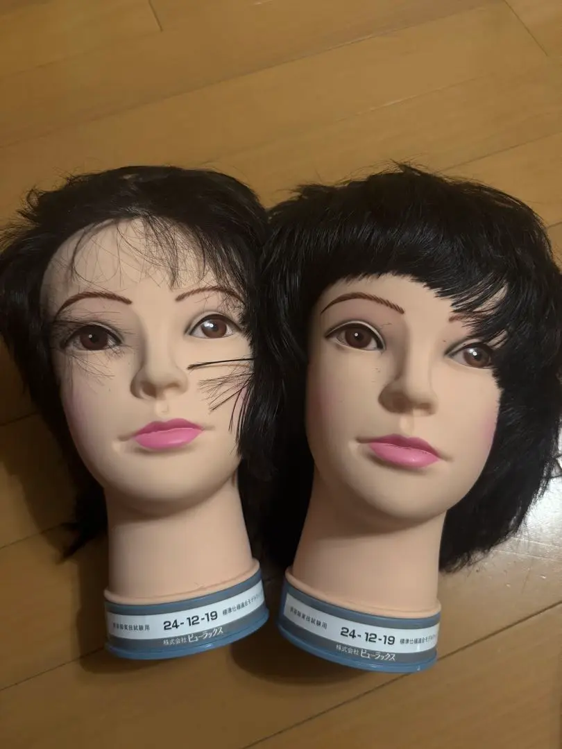 新品 美容師実技試験用 標準使用モデルヴィッグ マネキン 3体セット 新品 美容師実技試験用 標準使用モデルヴィッグ マネキン 3体セット