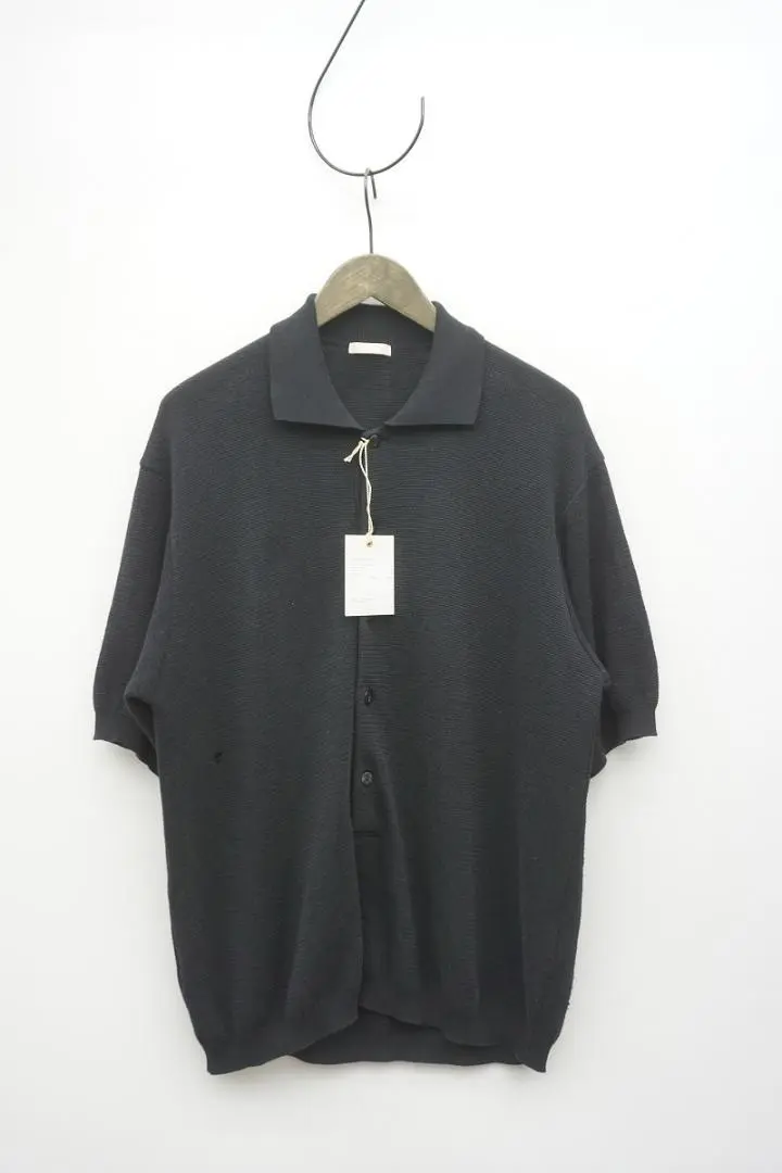 24SS アルテリアULTERIOR / スーピマコットンポロシャツ ナチュラル ULTERIOR 24SS / スーピマコットン半袖ポロ ナチュラルカラー メンズ