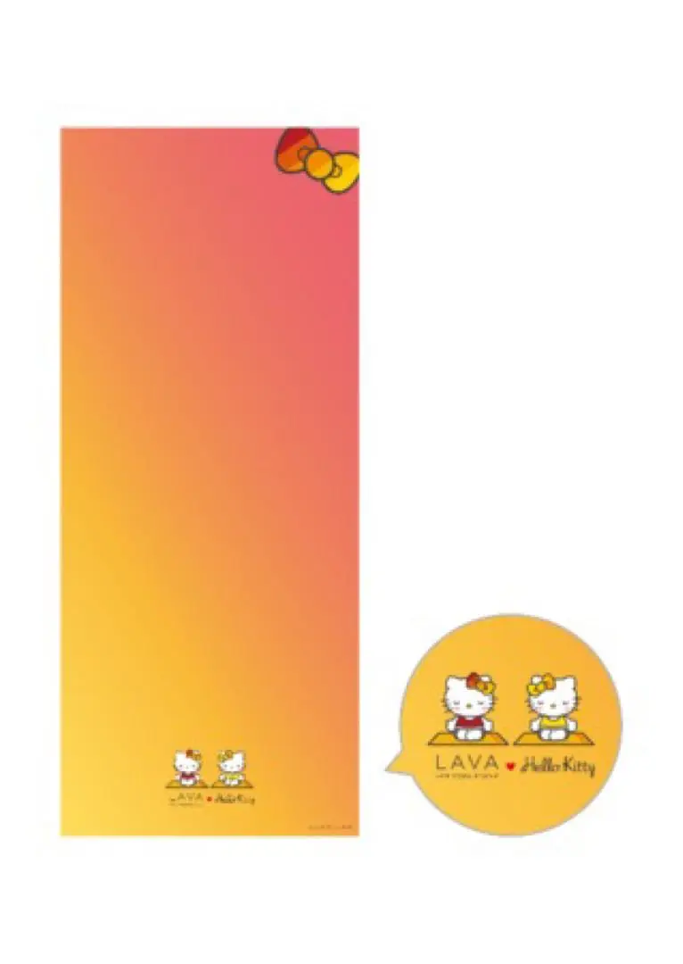LAVA Hello Kitty ビュープリント ヨガマット