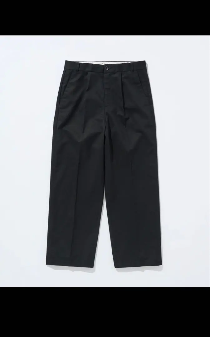 OVY x GHbM BRITISH TWILL TROUSERS M ブラック OVY × GHbM BRITISH TWILL TROUSERS