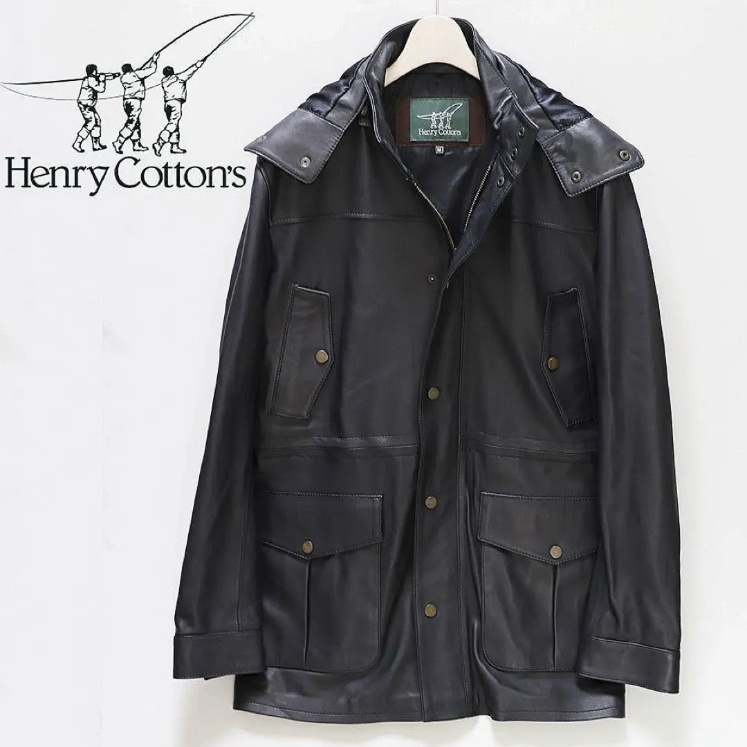 Henry Cotton’sレザージャケット メンズ 2025年最新】Henry Cotton's レザージャケット・ライダースの
