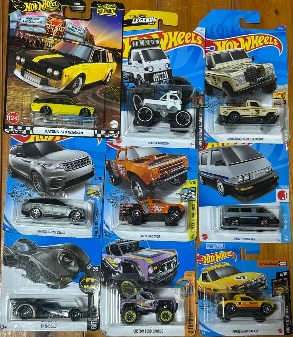 Thumbnail of Hot Wheels diecast cars, 9 pieces, DATSUN WAGON