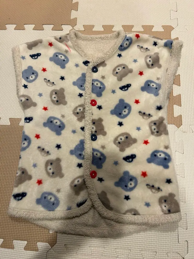 Thumbnail of Ready to ship! Bear-pattern fleece sleep sack