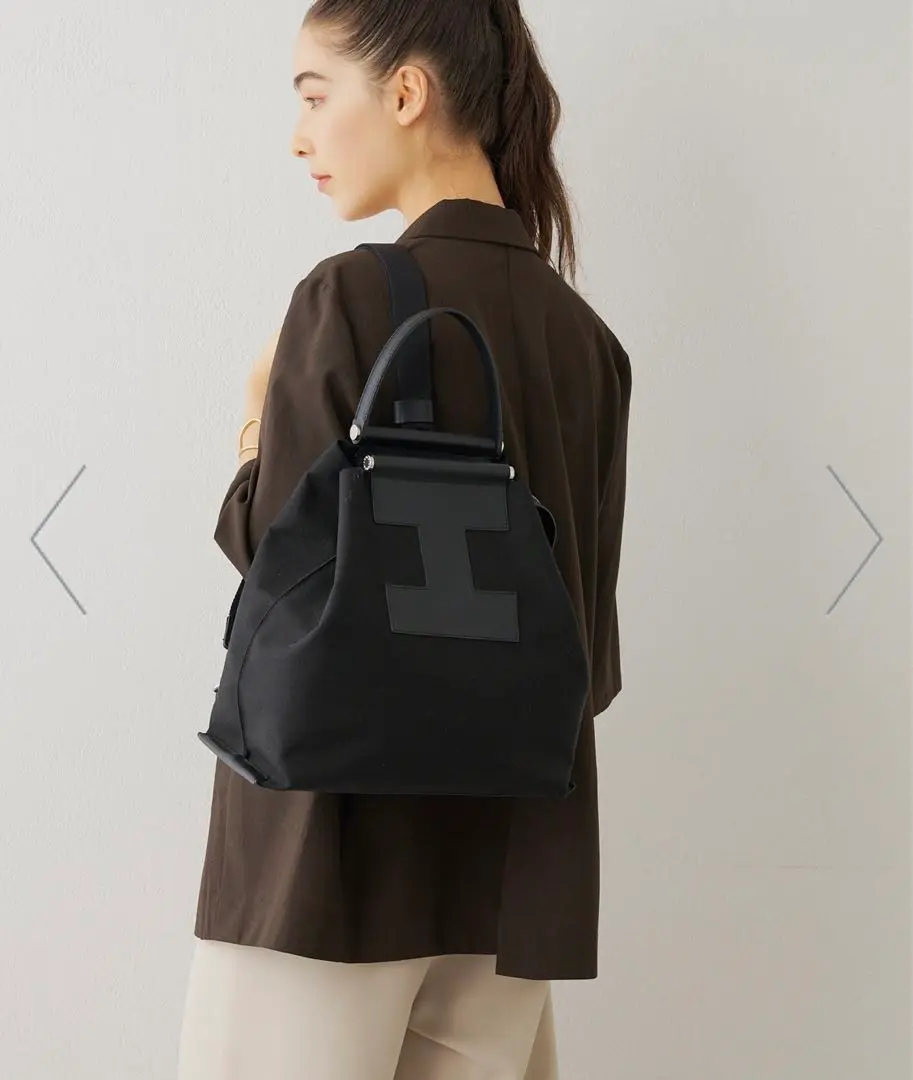 イアクッチ ソルベット 3way リュック ハンドバッグ キャンバス ブラック イアクッチ ソルベット 3wayバック