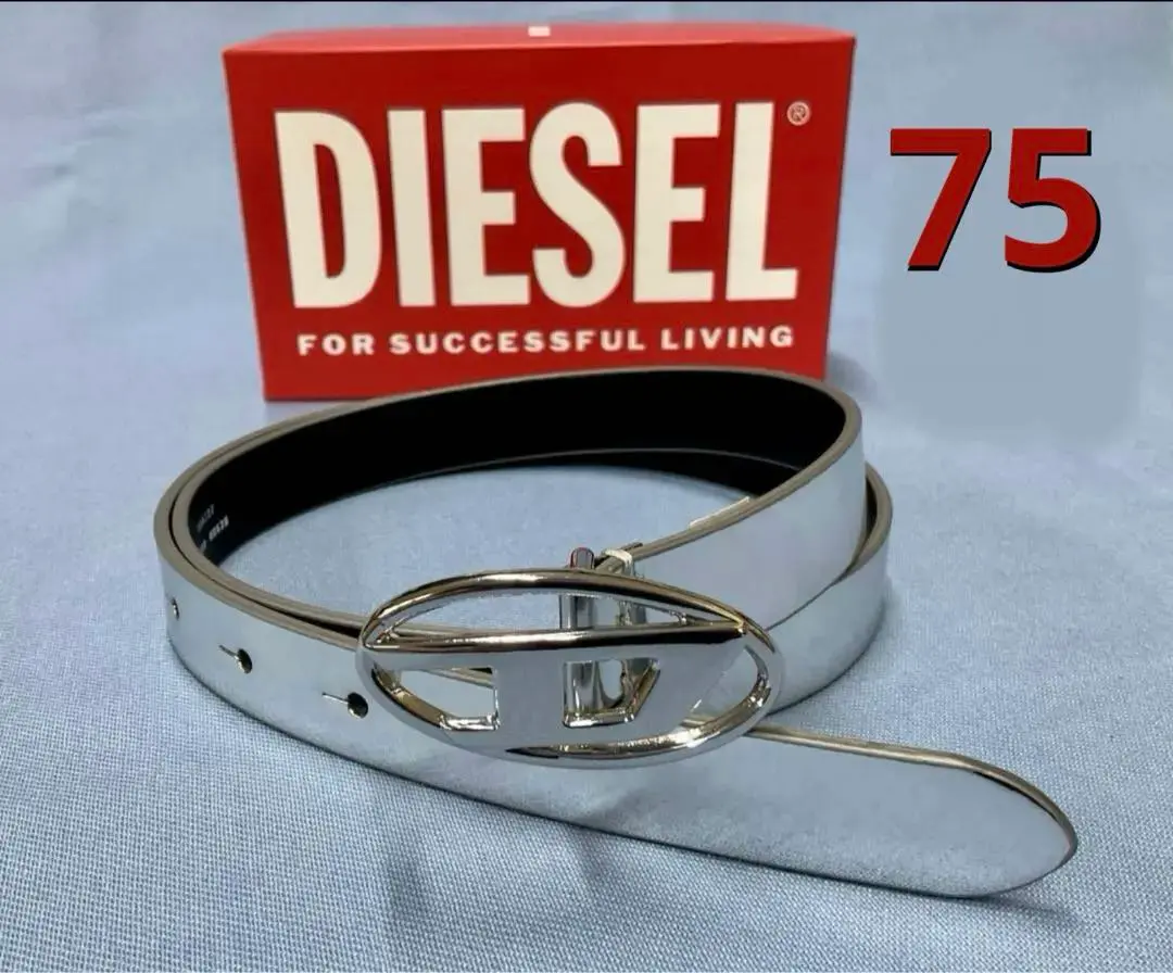 ディーゼル　レディース　ベルト 1023　サイズ80　シルバー　ロゴ 2025年最新】DIESEL ベルトの人気アイテム - メルカリ