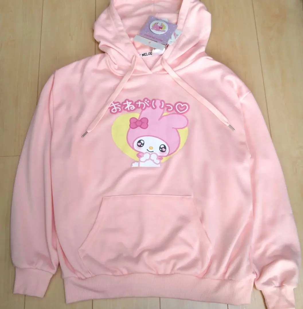 Emo Kyun My Melody 連帽運動衫 附襟章 的縮圖