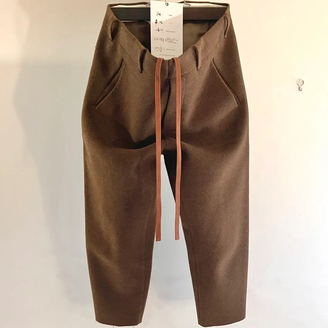 SUNSEA(サンシー) / 16AW/メルトンカットオフパンツ/16A45