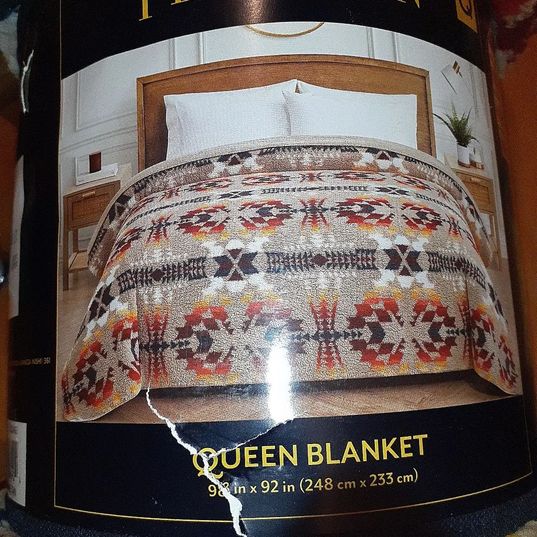 PENDLETON　ペンドルトン　ひざかけ　ブランケット　クイーン　ブラウン　茶 PENDLETON ペンドルトン ひざかけ ブランケット クイーン