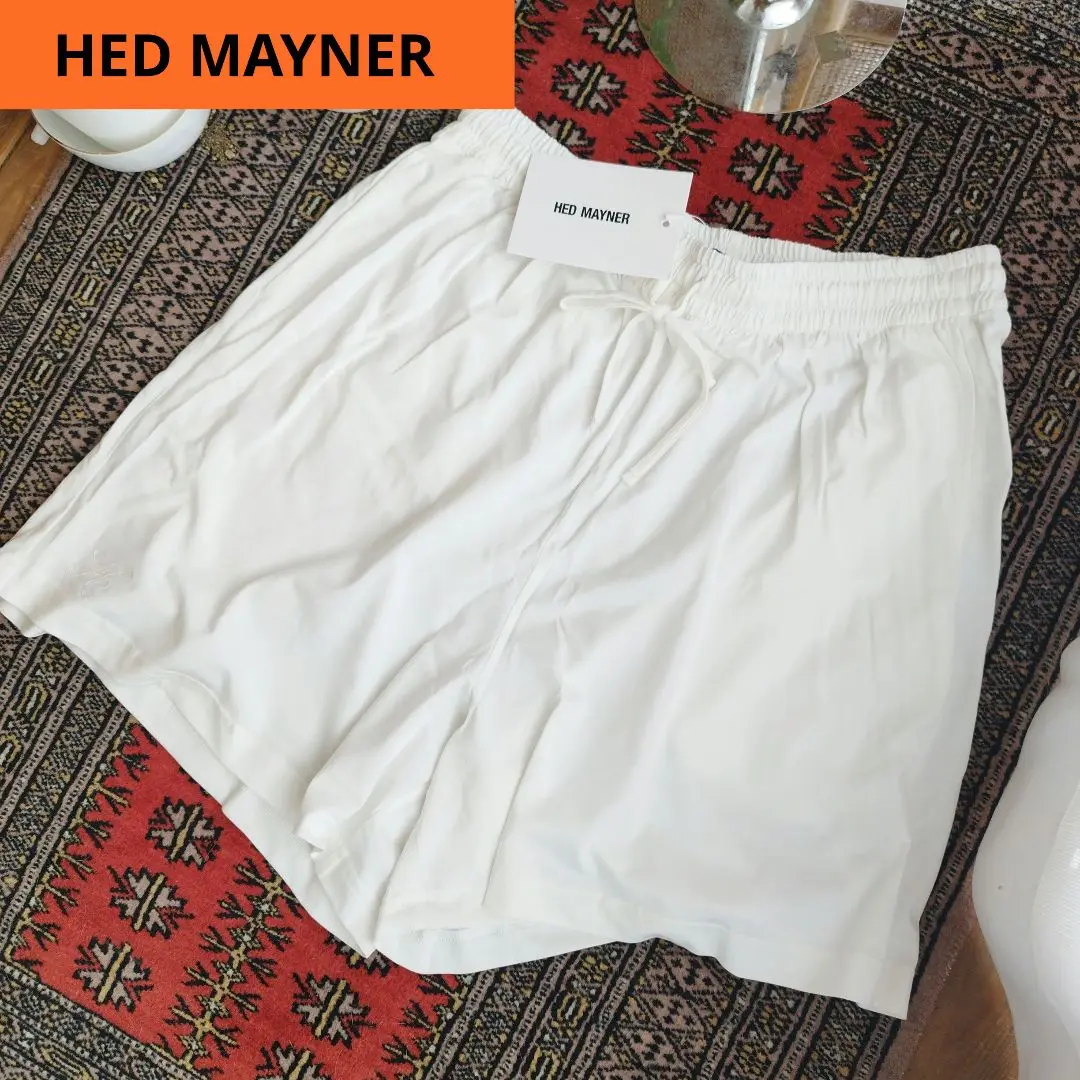 HED MAYNER ロゴ刺繍　コットン　ハーフパンツ　ショートパンツ 2025年最新】HED MAYNER ショートパンツ・ハーフパンツの人気
