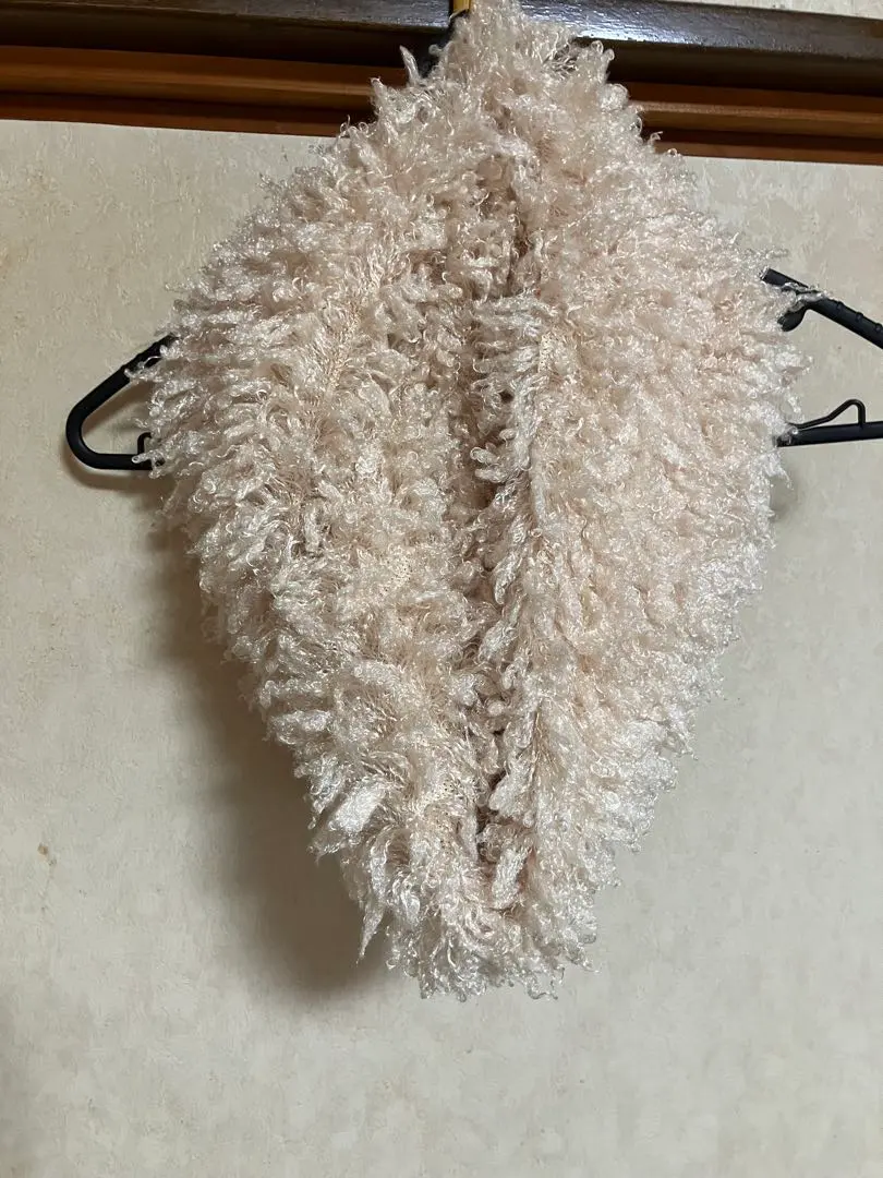 Thumbnail of Honeys Cream-colored Neck Warmer/Snood, Fluffy
