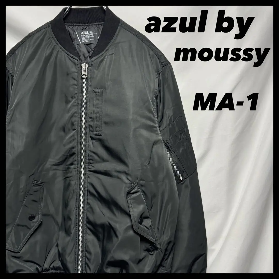新品タグ付き】AZUL BY MOUSSY MA-1 ファー カーキ S - メルカリ