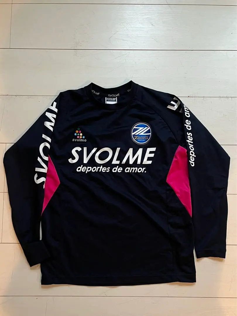 Svolme FC町田ゼルビア ウェア L ネイビー 迷彩柄　トレーニング長袖 Svolme FC町田ゼルビア ウェア L ネイビー 迷彩柄トレーニング長袖