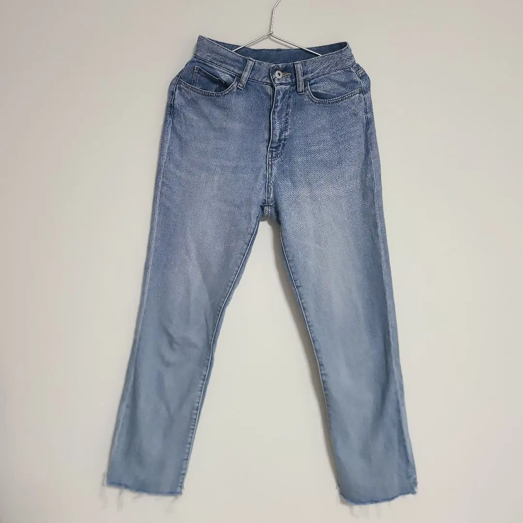 Thumbnail of Light blue straight leg denim