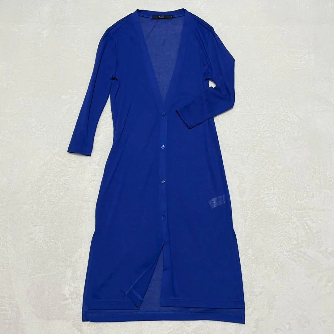 Thumbnail of AZUL by moussy ◇ Long Cardigan Outerwear Sheer Side Slit S