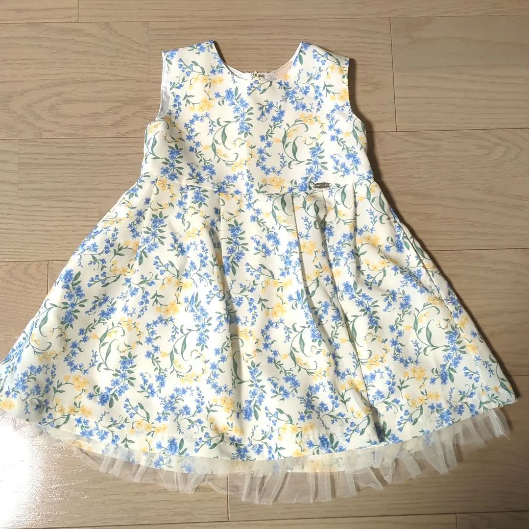 Thumbnail of petit main Floral Sleeveless Dress