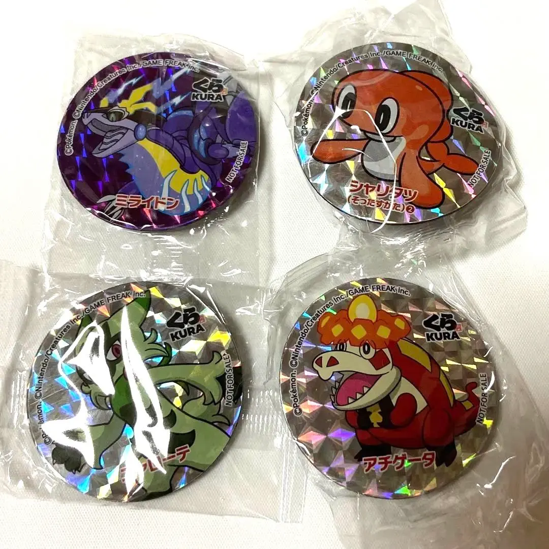 Thumbnail of Pokemon Kura Sushi Bikkura Pon Hologram Magnet 4-Piece Set Miraidon