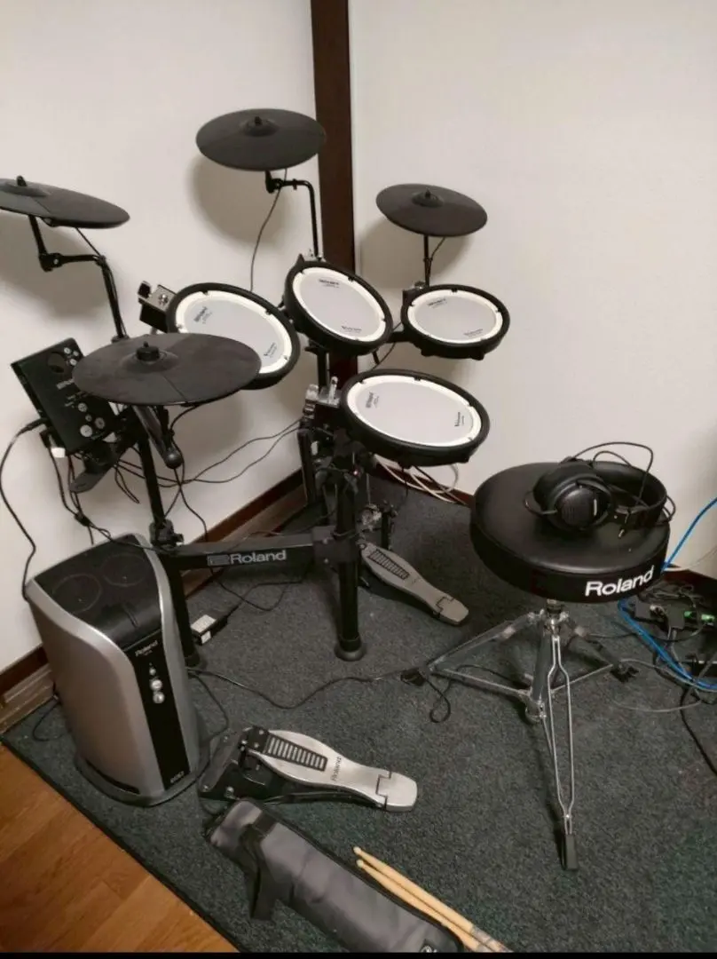 レア ローランド V-Drums TD-1KPX2 電子ドラム 折りたたみ式 Amazon | Roland 電子ドラム TD-1KPX2 V-Drums Portable