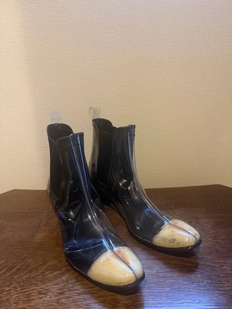 COMME des GARCONS×Dry-Shod サイドゴアブーツ COMME des GARCONS x Dry-shoD Rubber sole Short Boots Black