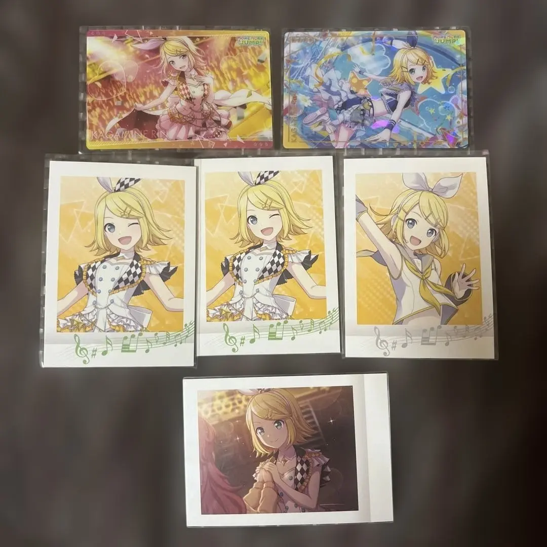 Thumbnail of Project Sekai: Rin Kagamine PASHAKORE & wafer cards, set of 6