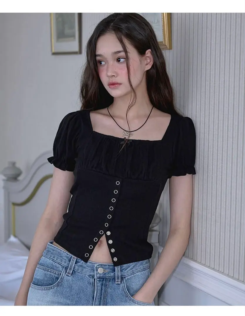 Rose Frantz☆Puff Shirring Lace Long Dress♥ 로제프란츠 ROSEFRANTZ